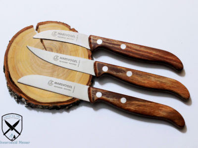 Küchnemesserset Holzgriff (Gerlinol) bei Schwazrwaldmesser