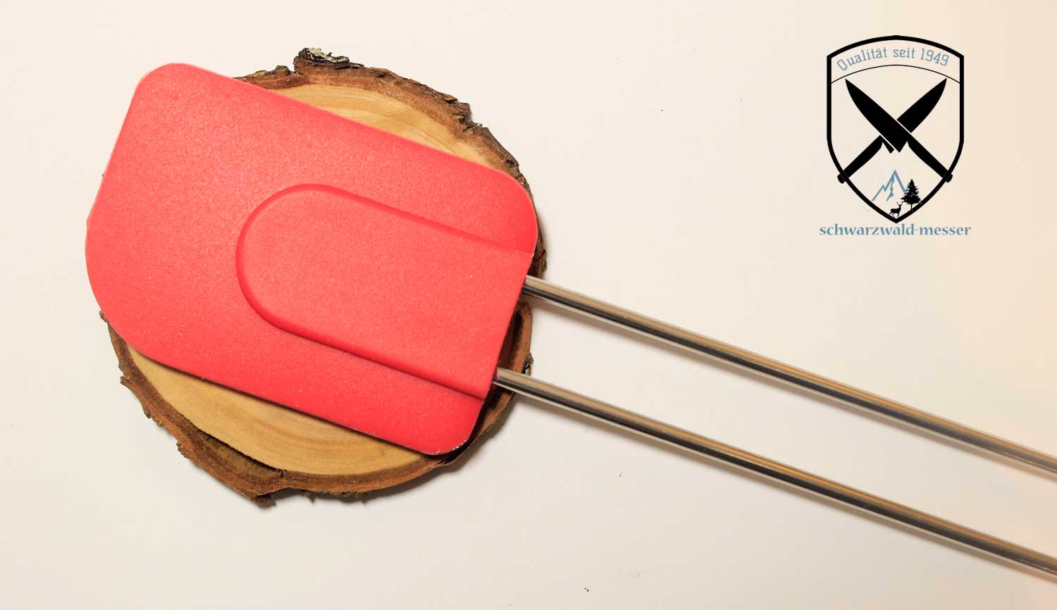 Teigschaber-Kochschaber Edelstahl /Silikon