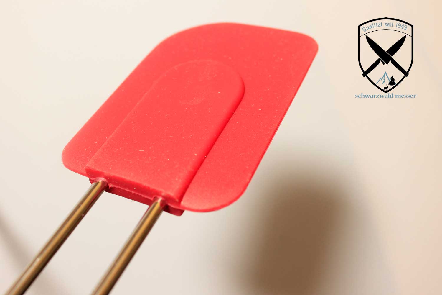 Teigschaber-Kochschaber Edelstahl /Silikon – Bild 2