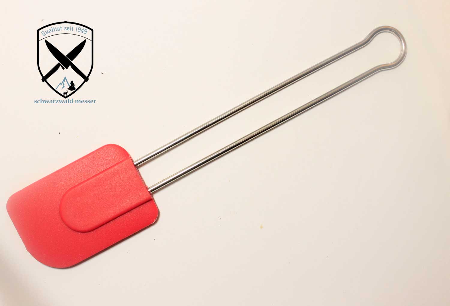 Teigschaber-Kochschaber Edelstahl /Silikon – Bild 3