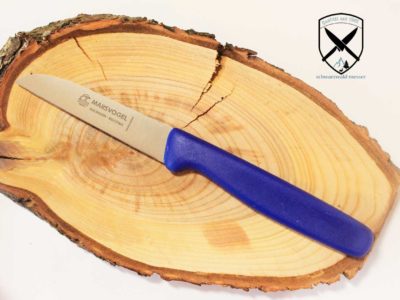 Küchenmesser gerade Kunststoffgriff Blau Marsvogel