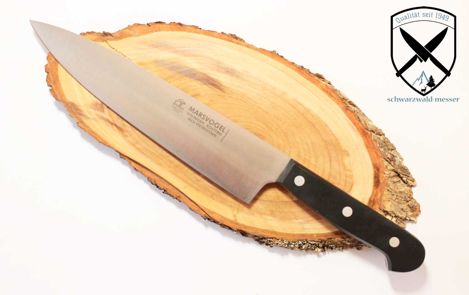 Kochmesser 33 cm Griff POM Marsvogel