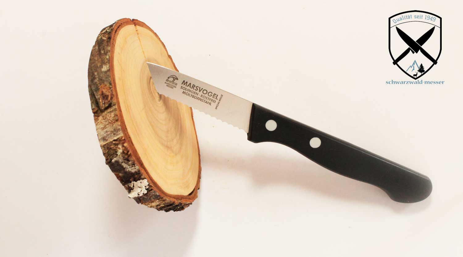 Küchenmesser mit Welle Griff POM Marsvogel