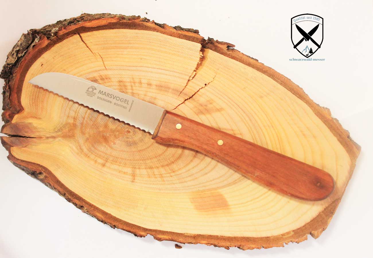 Küchenmesser Holzgriff mit Welle Marsvogel bei -schwarzwalmesser
