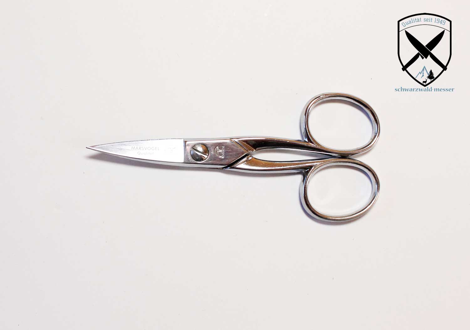 Fußnagelschere 4" gebogen vernickelt Nagelschere