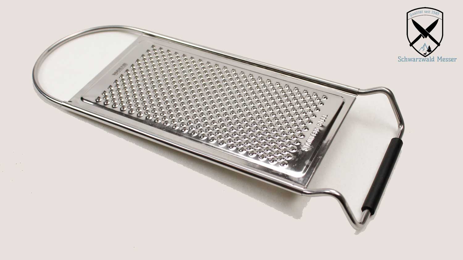 Kartoffel-Käsereibe aus Edelstahl. Weis