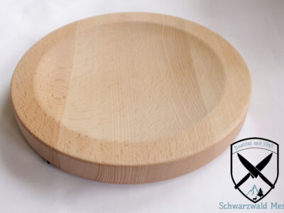 Kräuterbrett rund in Buche