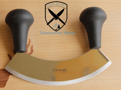 Wiegemesser Kräutermesser ca.14 cm Kunststoffgriff Solingen.